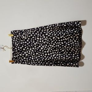 LOFT Pebble Print Bias Cut Skirt – XSP (Extra Small Petite)